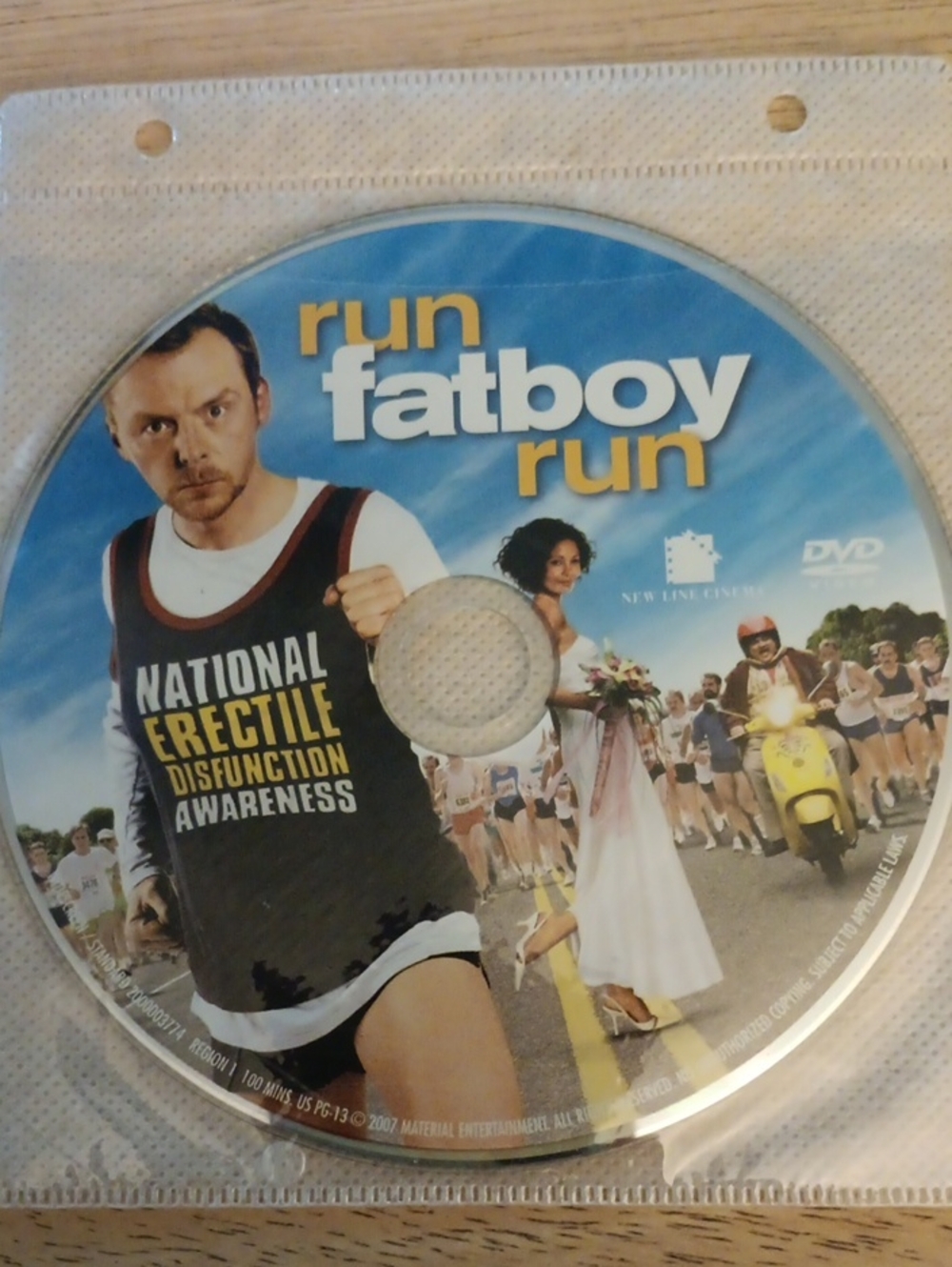 Run Fatboy Run DVD *NO CASE*